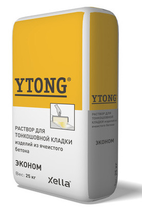 Раствор-эконом YTONG (летний, цвет серый)